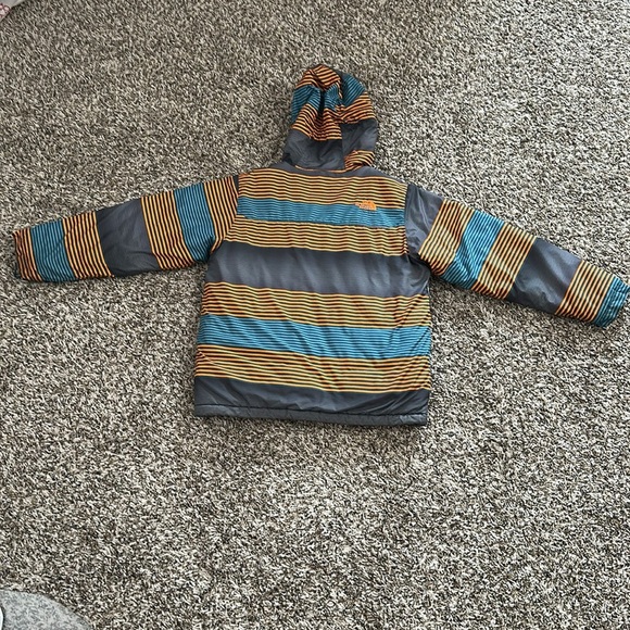 The North Face Blue and Orange Striped Jacket for Boys - Picture 7 of 7